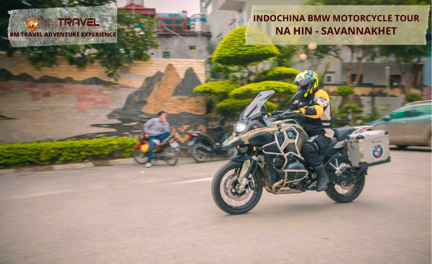 Luxury Indochina BMW GS 1200 Motorcycle Tour Na Hin Savannakhet