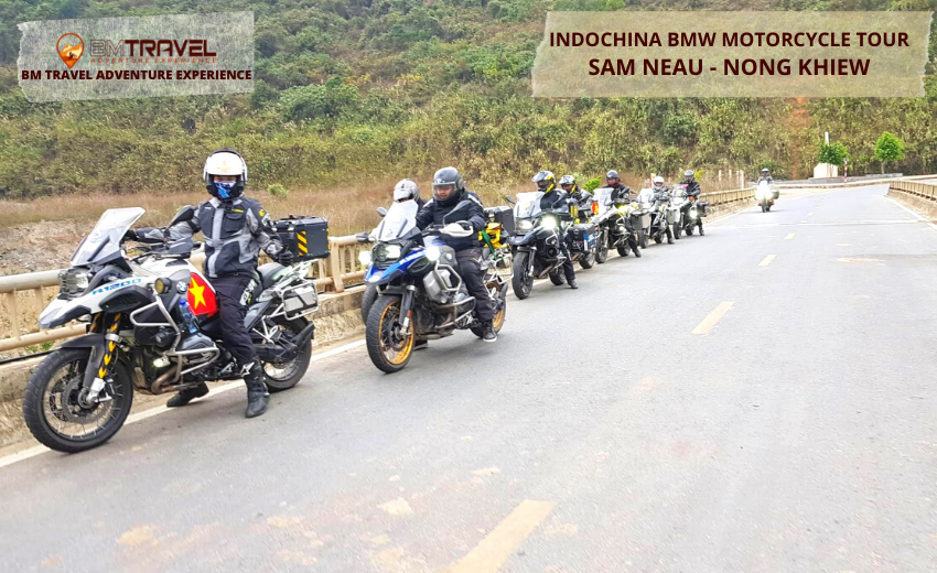 Luxury Indochina BMW GS 1200 Motorcycle Tour Sam Neau Nong Khiew