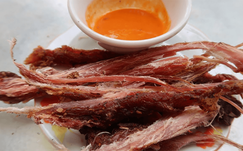 Dry-aged meat - A special feature in the Northeast Vietnam food culture