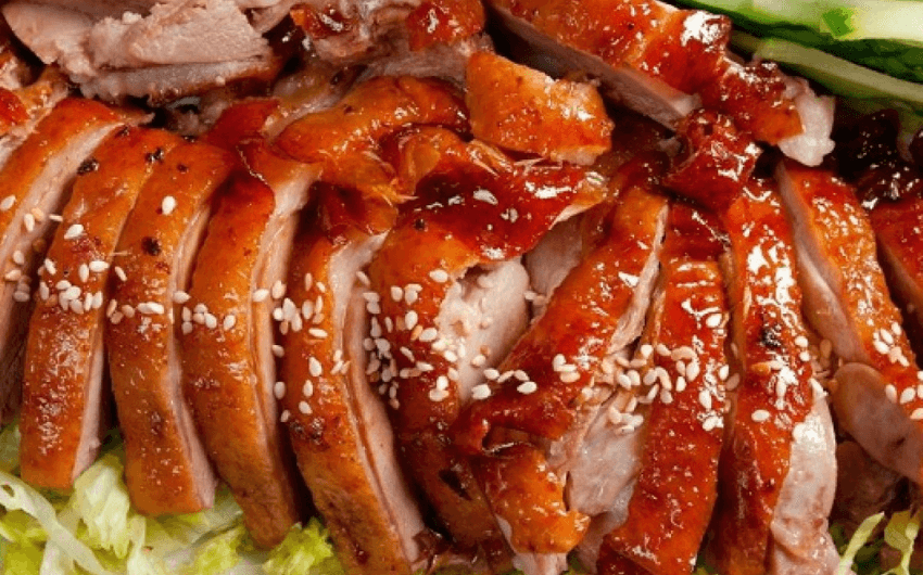 The most famous seven-flavor roasted duck in Cao Bang