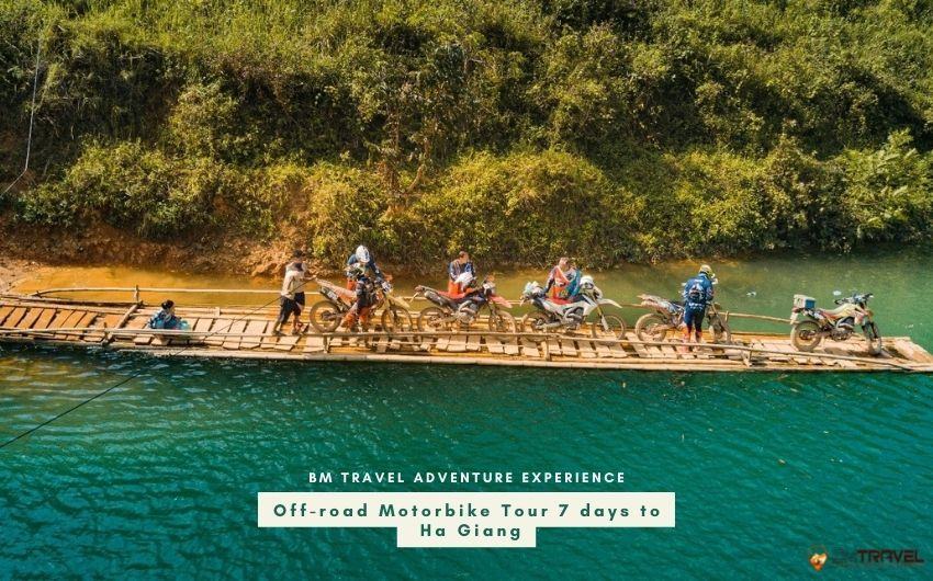 Offroad motorbike tour 7 days Ha Giang to Ha Long Bay