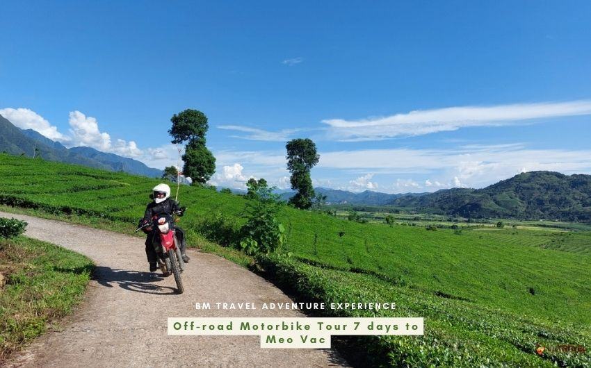 Offroad motorbike tour 7 days Ha Giang to Ha Long Bay