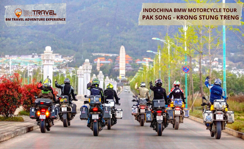 Luxury Indochina BMW GS 1200 Motorcycle Tour Pak Song Krong Stung Treng