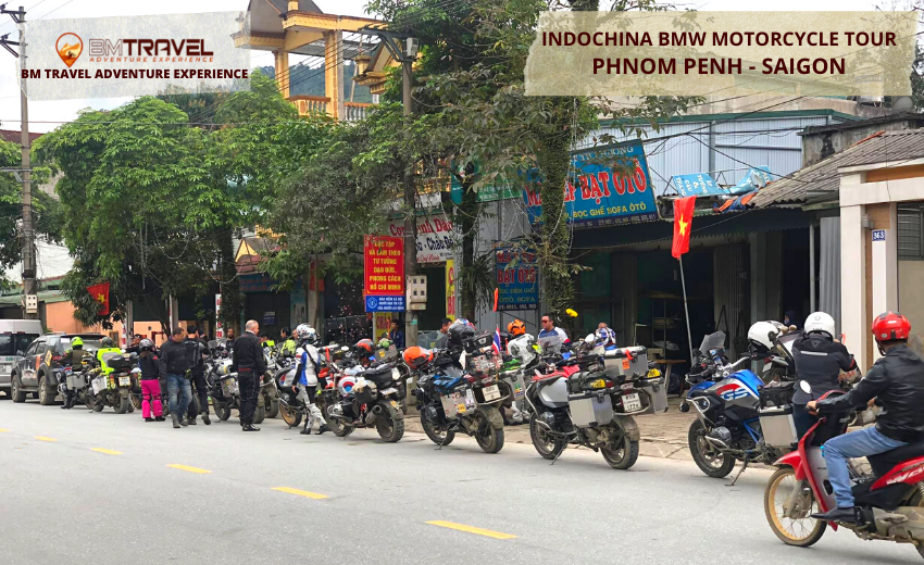 Luxury Indochina BMW GS 1200 Motorcycle Tour Phnom Penh Saigon