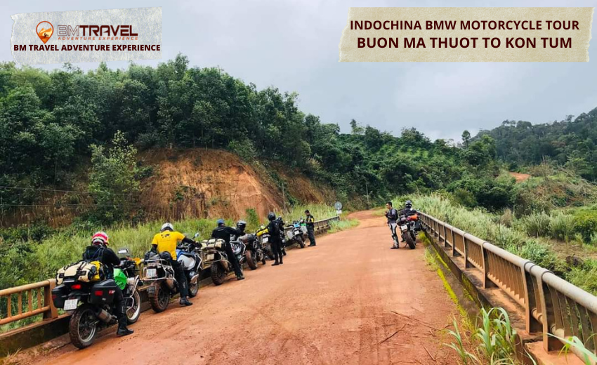 Luxury Indochina BMW GS 1200 Motorcycle Tour Buon Ma Thuot Kon Tum