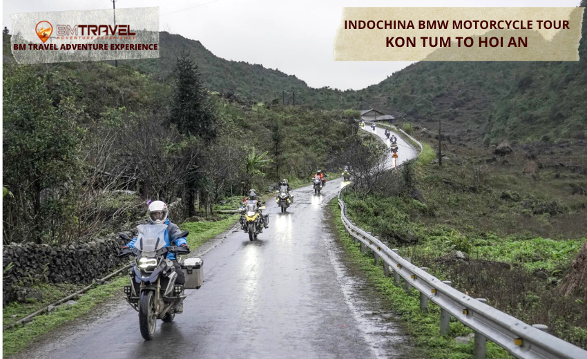 Luxury Indochina BMW GS 1200 Motorcycle Tour Kon Tum Hoi An