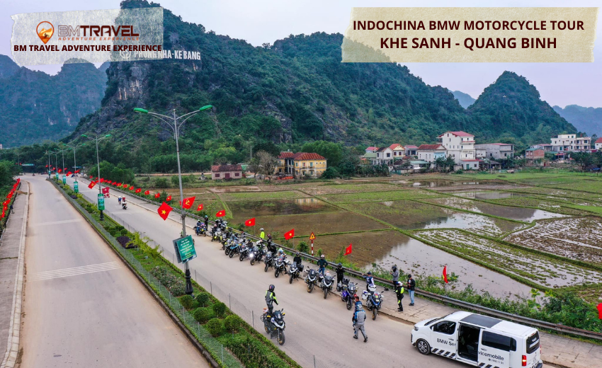 Luxury Indochina BMW GS 1200 Motorcycle Tour Khe Sanh Quang Binh Phong Nha