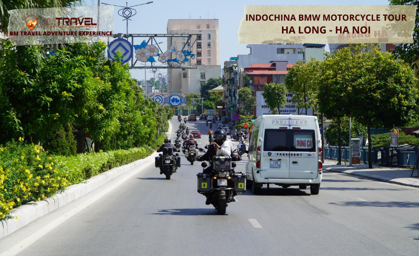 Luxury Indochina BMW GS 1200 Motorcycle Tour Ha Long Bay Ha Noi