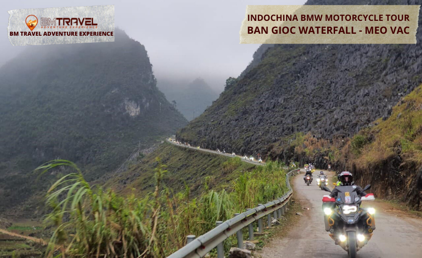 Luxury Indochina BMW GS 1200 Motorcycle Tour Ban Gioc Waterfall to Ha Giang