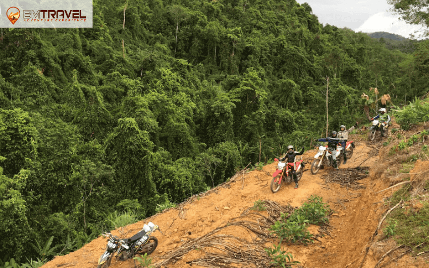  cross country motorcycle ” Khe Sanh Motorbike route