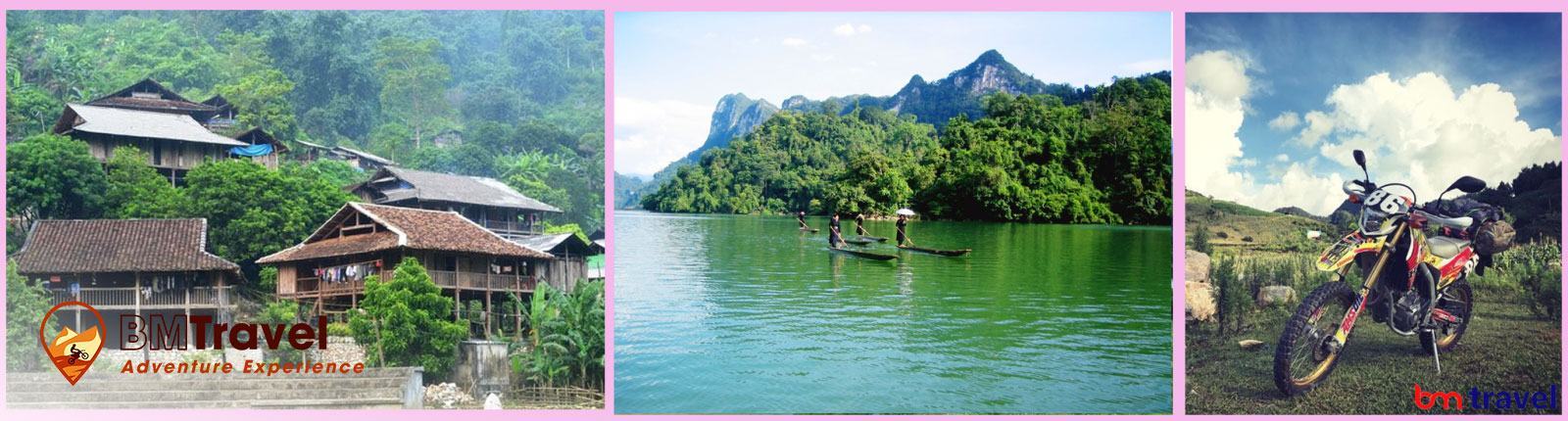  Short Vietnam motorbike tours Ha noi to Ba Be national park 