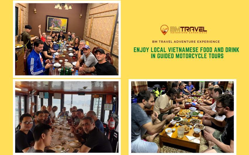 All meal on guided motorcycle tours