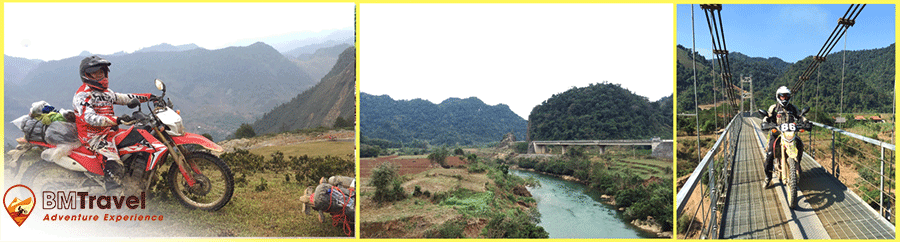 Off road Vietnam Motorbike Tours in northern loop Trail - 8 days to Mai Chau off road motorbike tours