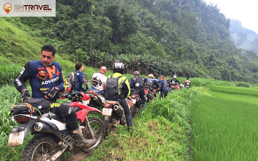 Enjoy Vietnam motorcycle trips near Hanoi