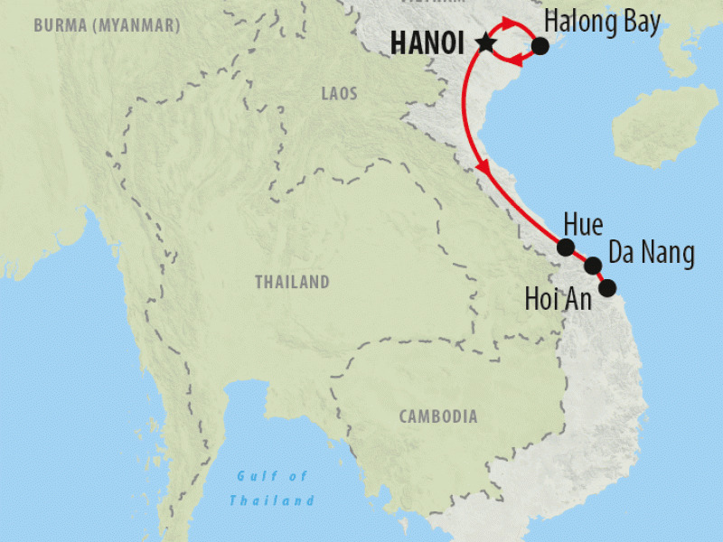 how many kilometers is it from hanoi to hoi an